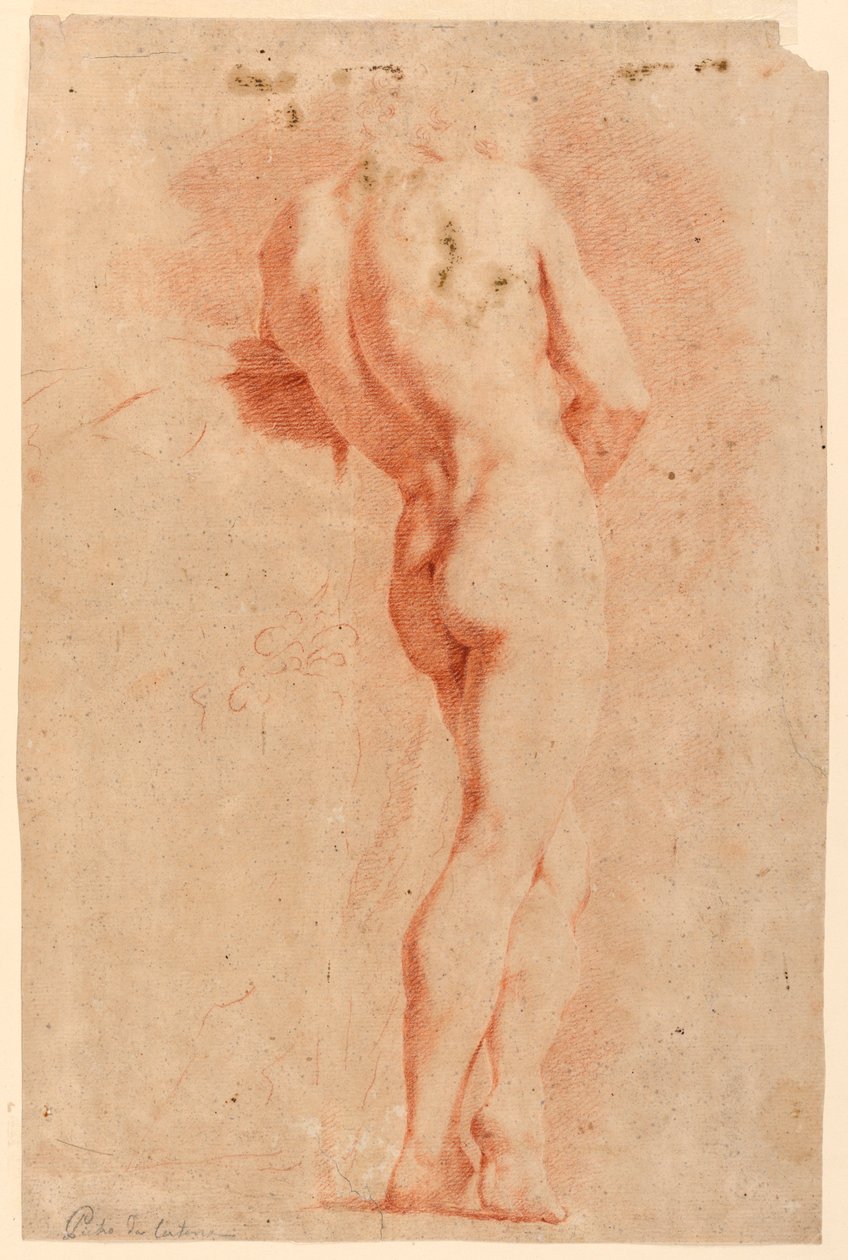 Figurstudie av Pietro da Cortona