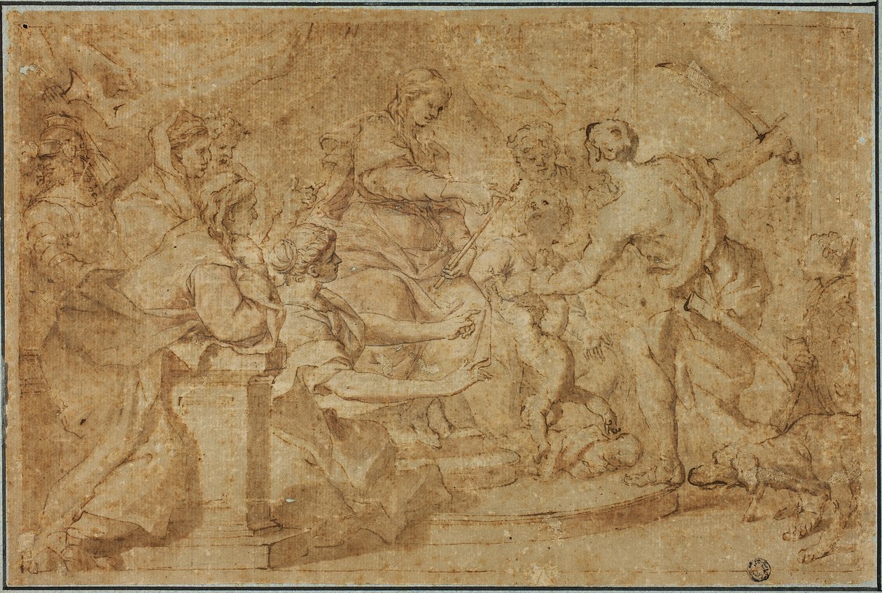 Salomos dom av Pietro da Cortona
