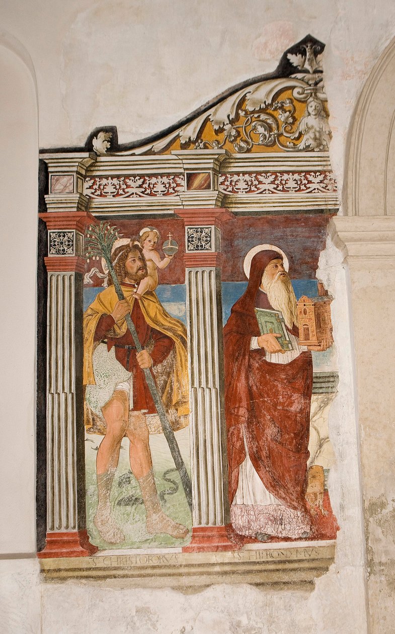 Fresco, detalj av 6338548 av Pietro da Vicenza