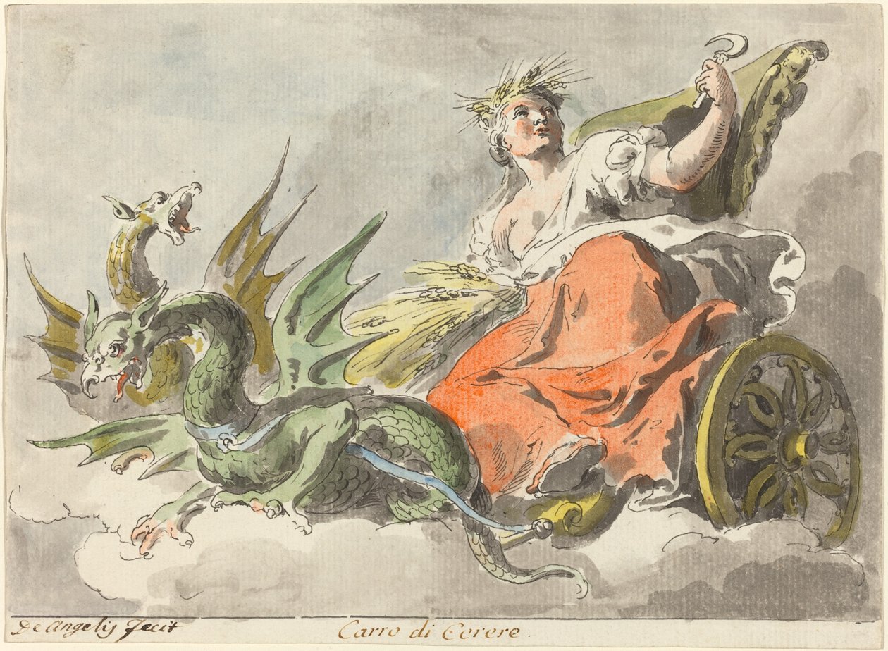 Carro di Cerere (Ceres vagn) av Pietro de Angelis