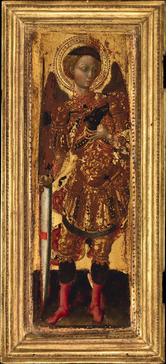 Sankt Mikael, mitten av 1430-talet. av Pietro di Giovanni d