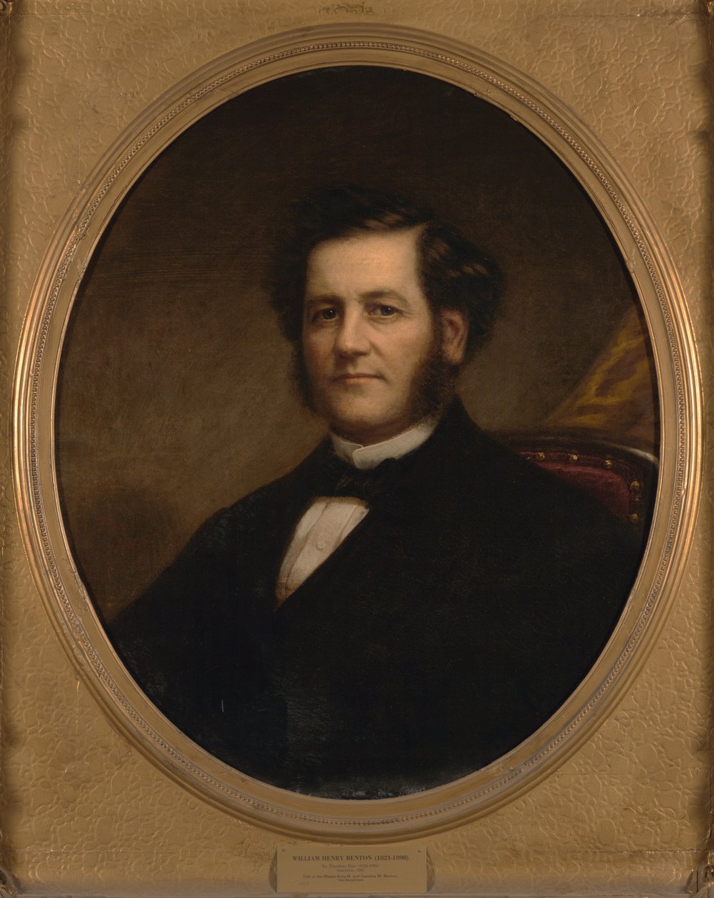 Porträtt av William Henry Benton av Pine Theodore