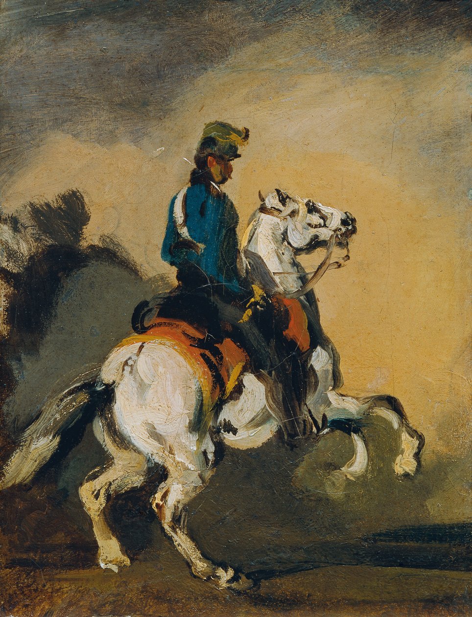 österrikisk husar av Piotr von Michalowski