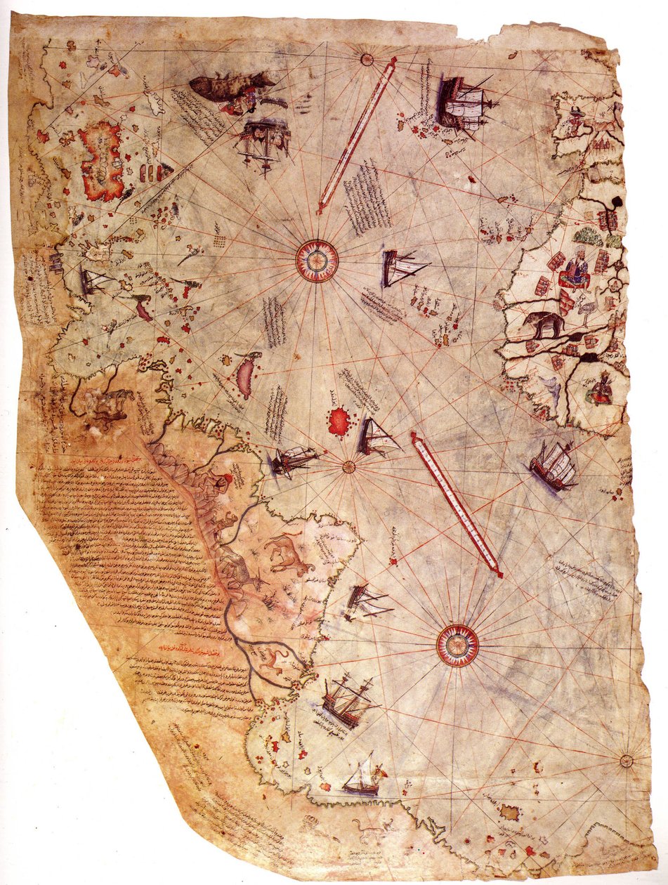 Piri Reis världskartan, 1513 av Piri Reis