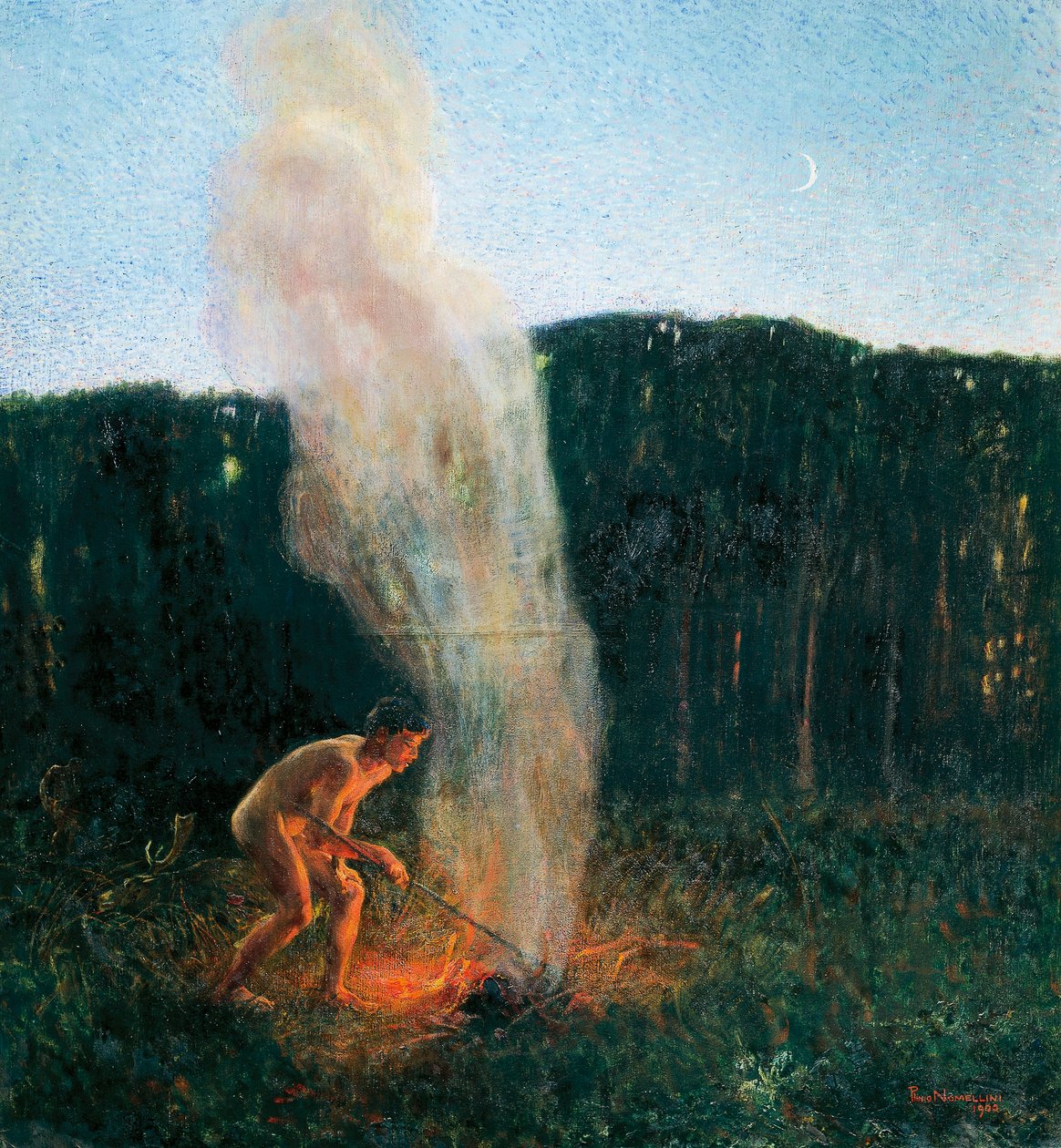 Rökpelare av Plinio Nomellini