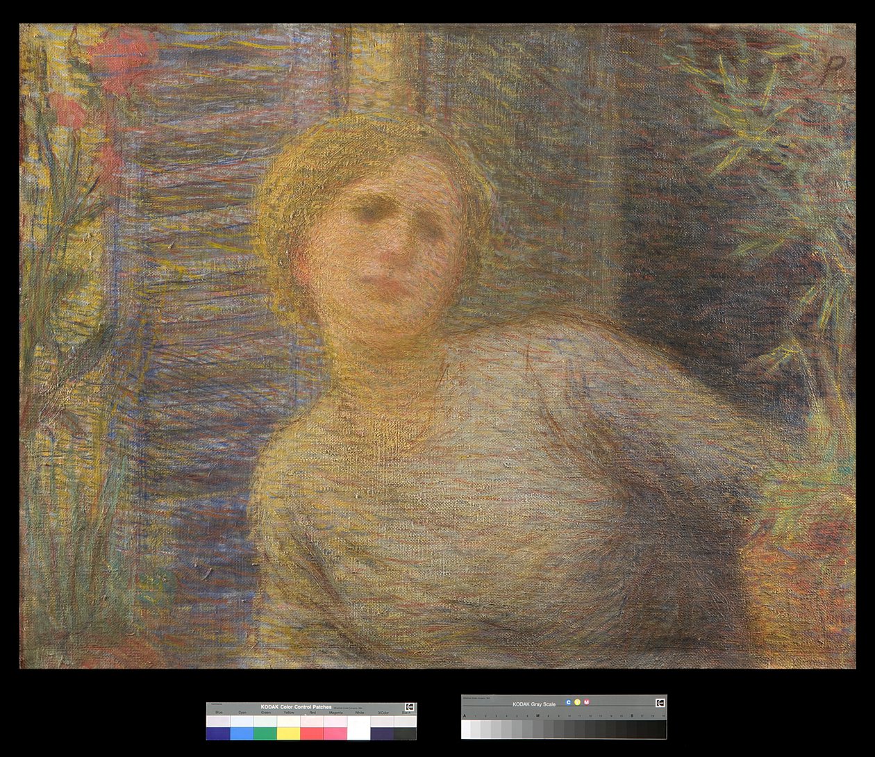 Ung kvinna vid fönstret, 1891 av Plinio Nomellini