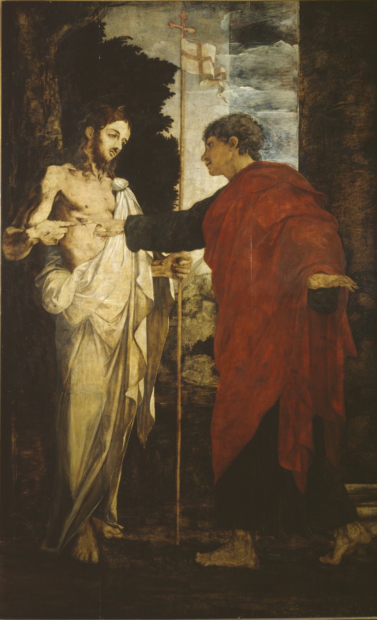 Sankt Thomass otrohet, 1531-35 av Polidoro da Caravaggio