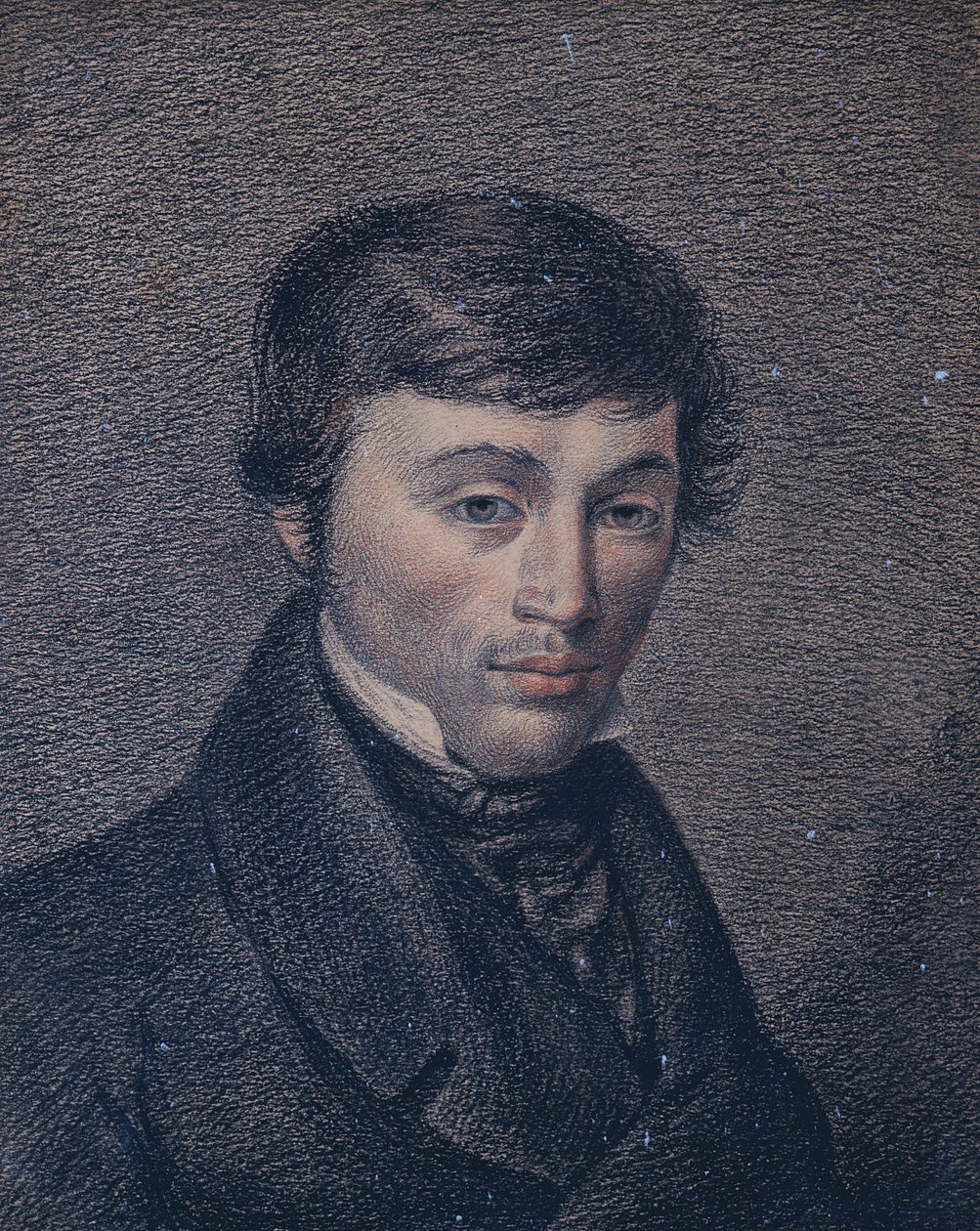 Porträtt av Adam Bernard Mickiewicz (1798-1855) av Polish School