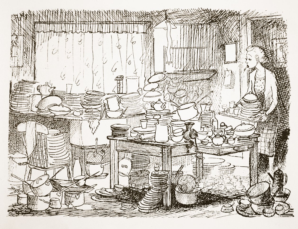 En tendens att lämna disken till senare, illustration från 