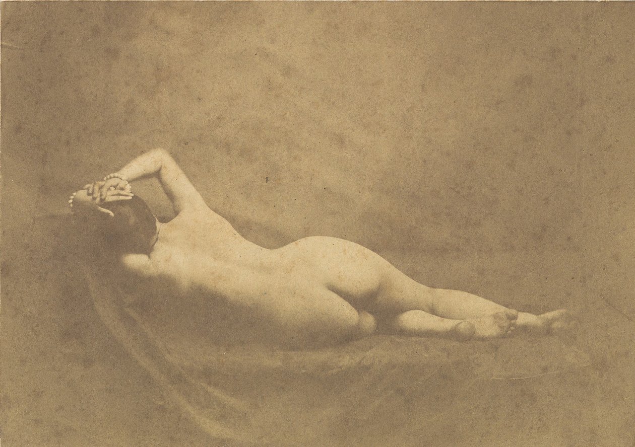 [Naken], som. 1851. av Possibly by Eugène Durieu.