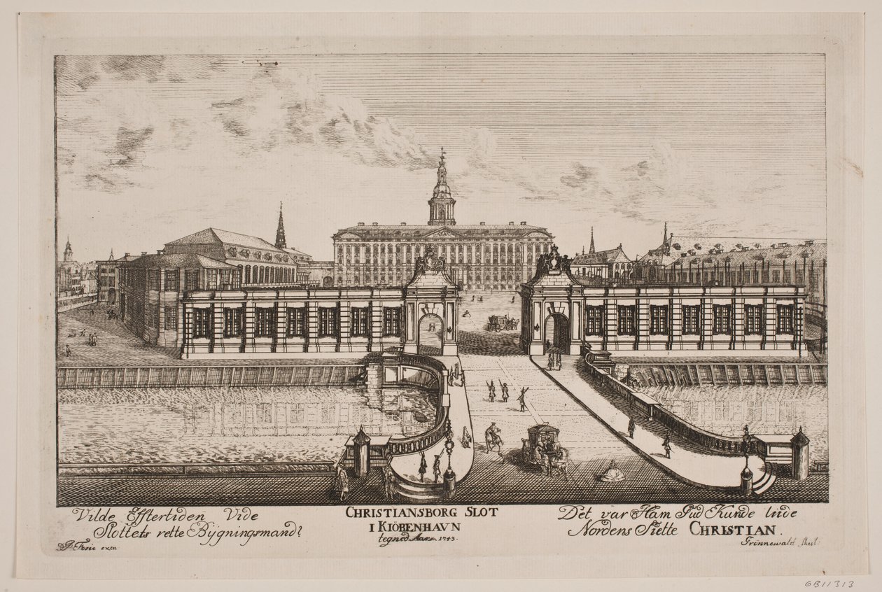 Christiansborgs slott av Poul Isac Grønvold
