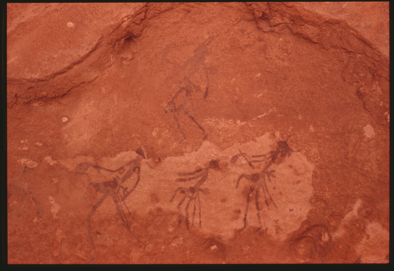 Människofigurer (hällmålning) av Prehistoric