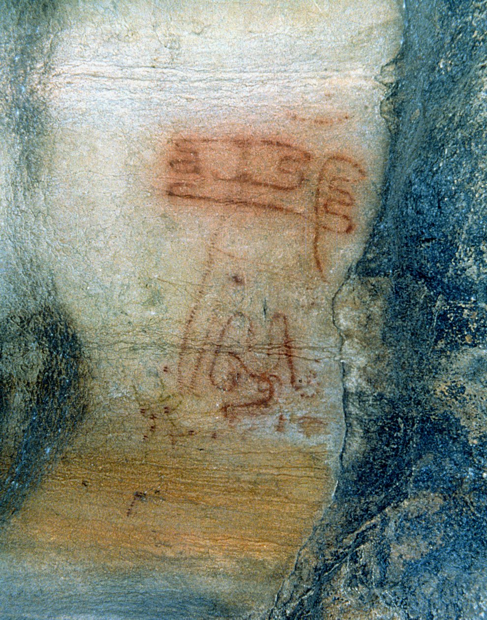 Symboliska figurer (grottmålning) av Prehistoric Prehistoric