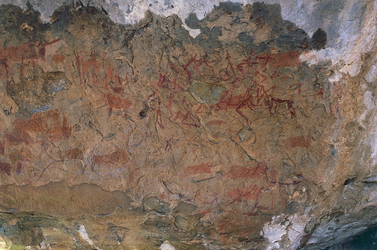 Vilda djur (grottmålning) av Prehistoric Prehistoric