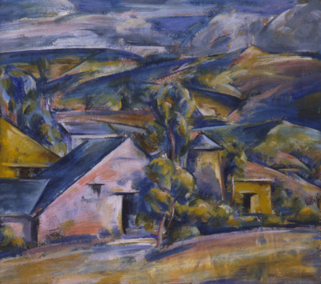 The Hills, ca. 1919. av Preston Dickinson