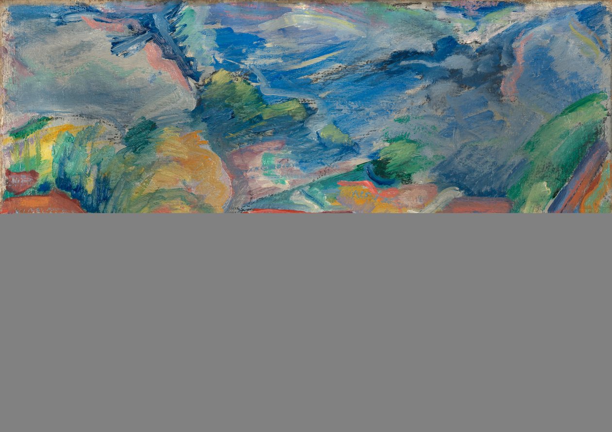Untitled Landscape, ca. 1918. av Preston Dickinson