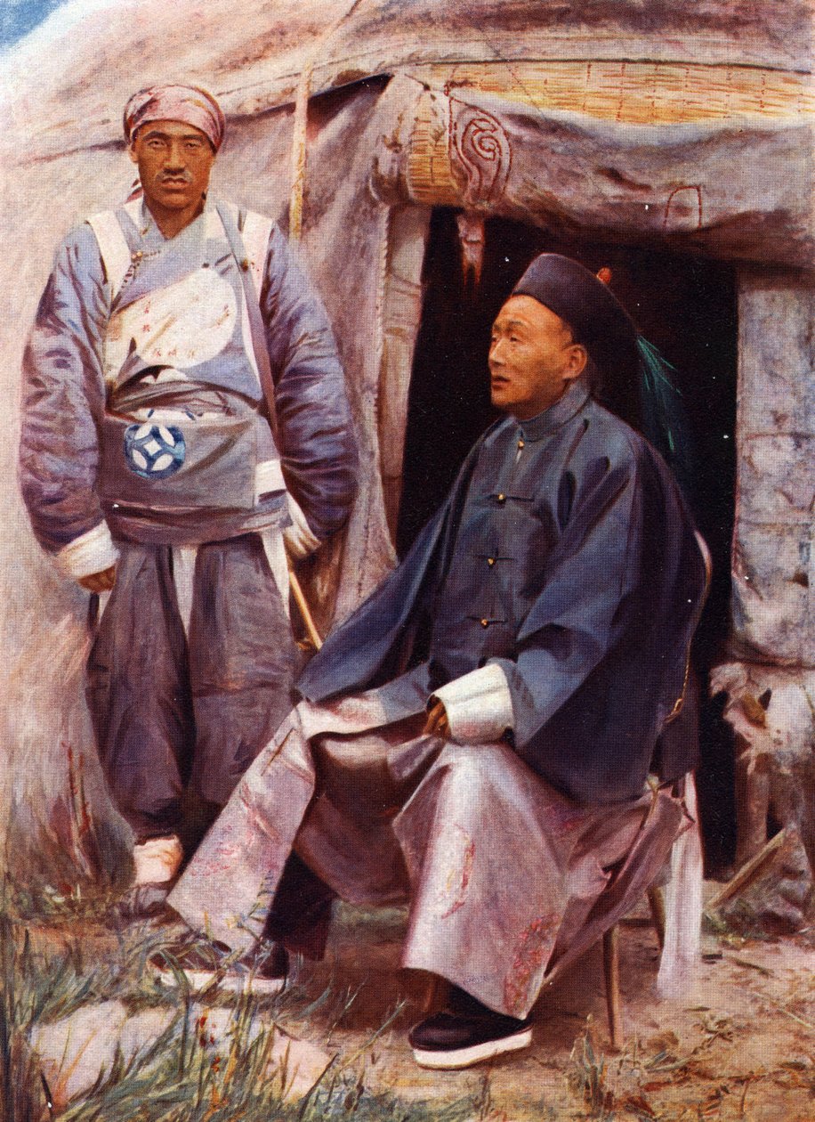 Taotai i Kashgar, omkring 1910 av Prince Alexandre Gagarine