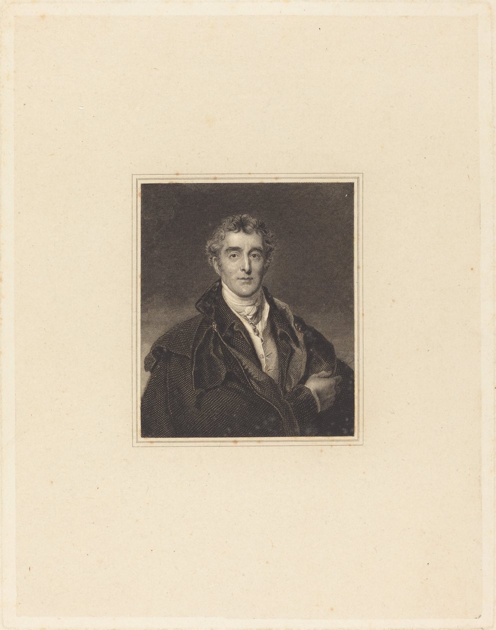 Porträtt av en gentleman av Probably British 18th Century
