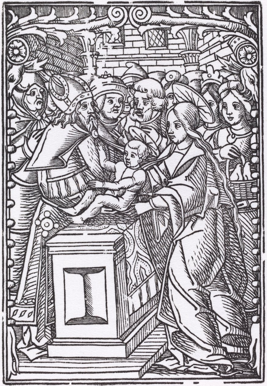Presentation i templet av Probably French 16th Century
