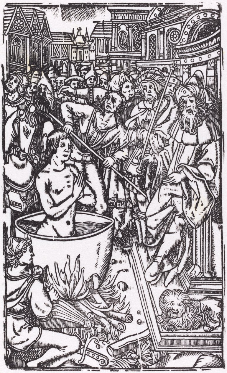 Ett helgons martyrskap av Probably French 16th Century