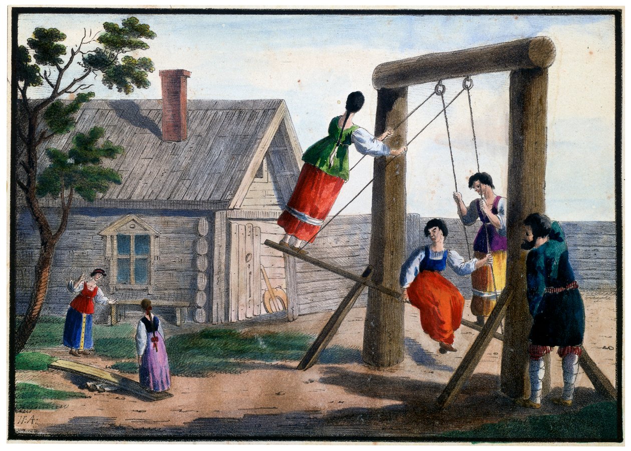 Landsnöjen, 1825. av Pyotr Alexandrov
