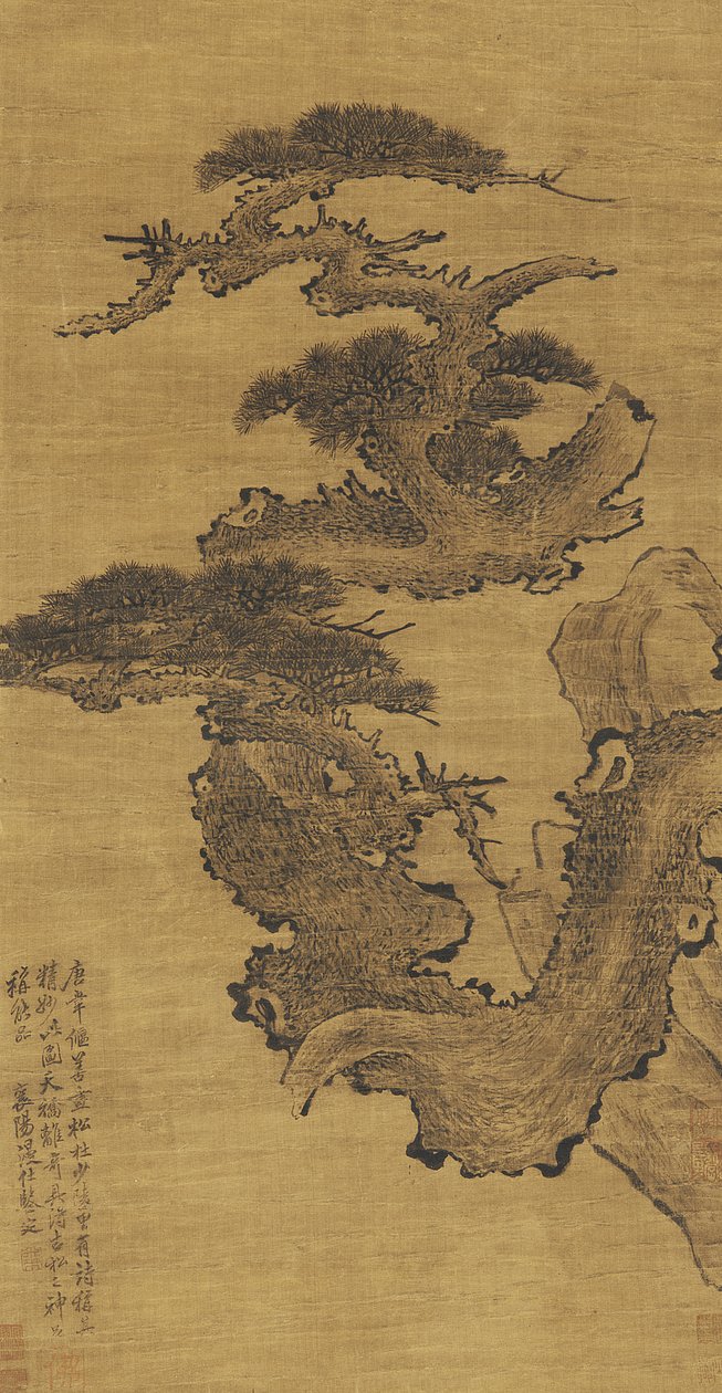 Forntida tall, 1600-1700-talet av Qing Dynasty Chinese School