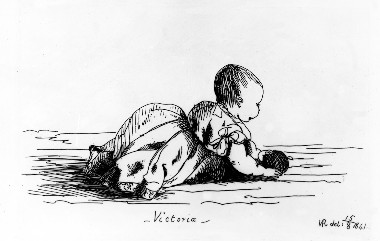 Victoria, The Princess Royal, 1841 av Queen Victoria