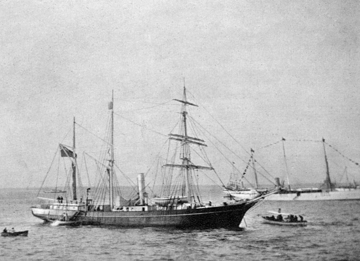 Ernest Shackletons skepp HMS Nimrod, 1907 1908. av Queen Alexandra