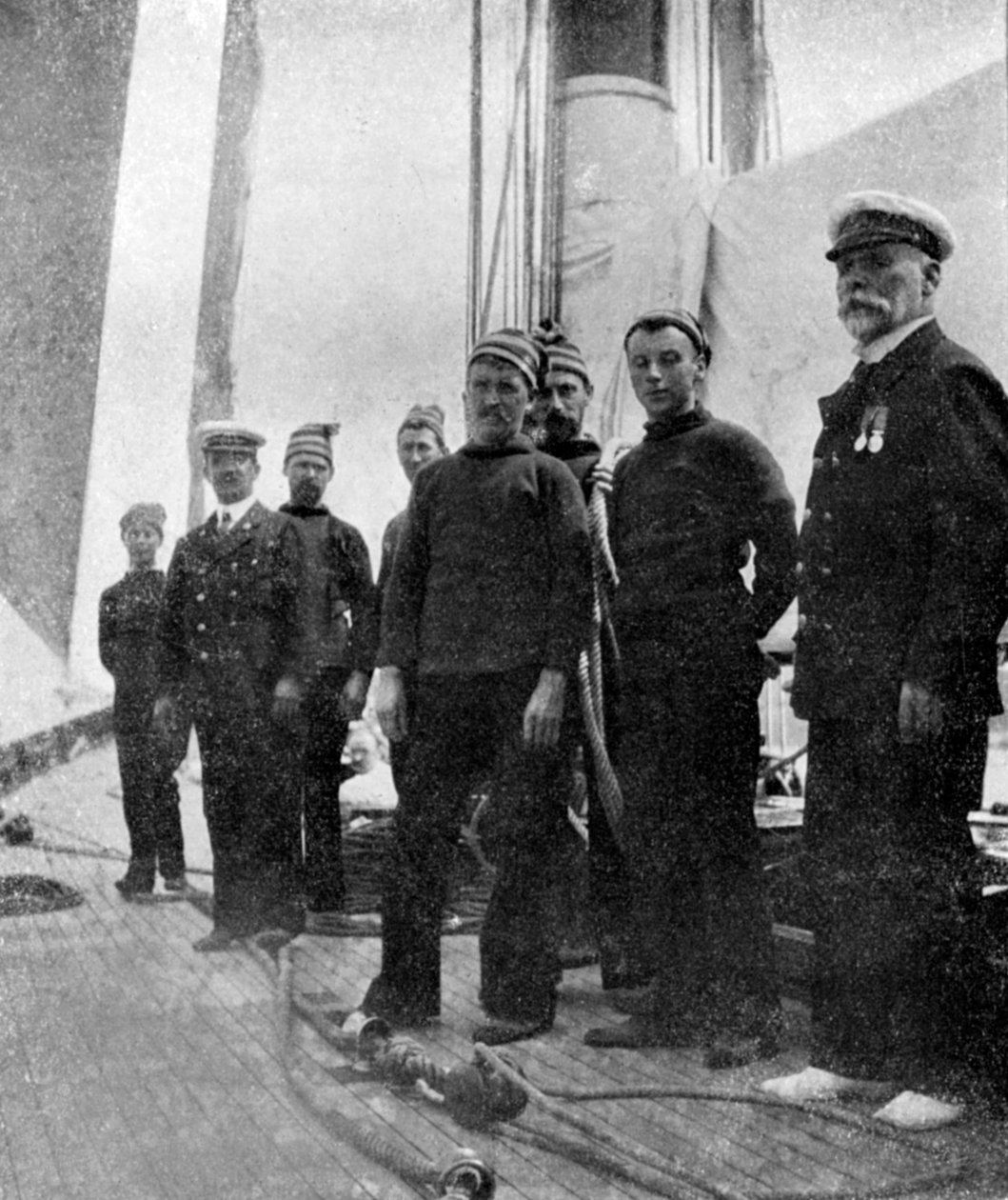 Ombord på yachten Britannia, 1908 av Queen Alexandra