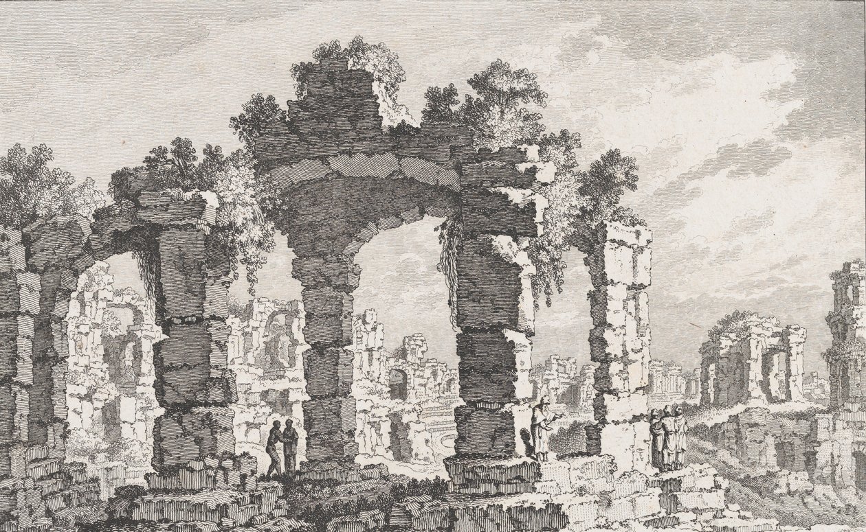 Ruines de Cumes, 1700-talet. av Quentin Pierre Chedel