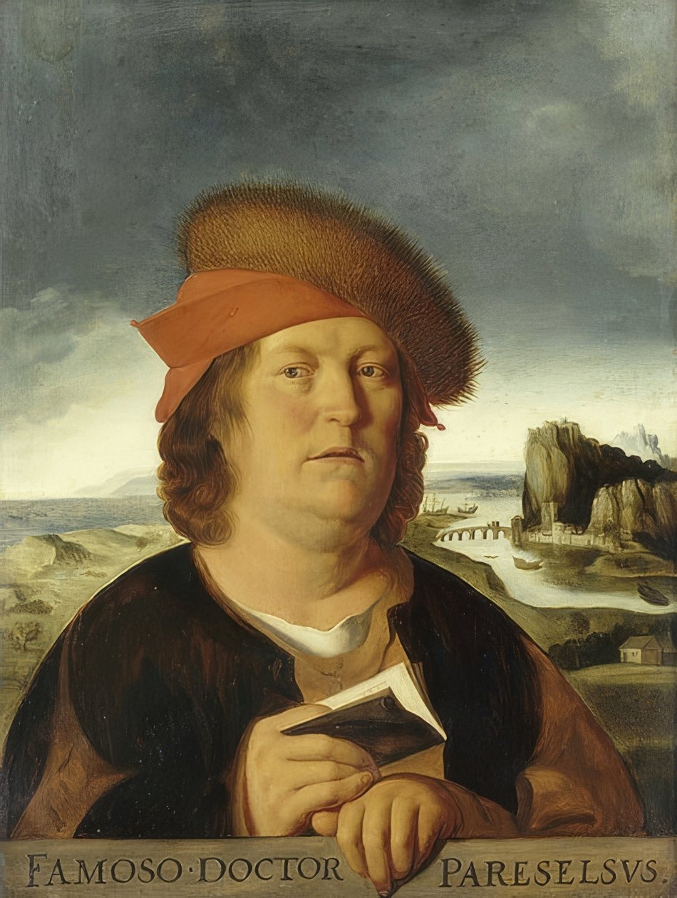 Porträtt av Paracelsus (?) av Quinten Massys