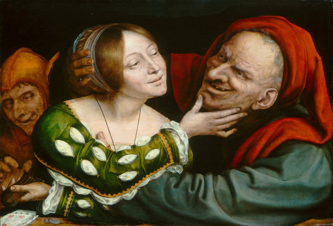 Ill-Matched Lovers, c. 15201525. av Quinten Metsys