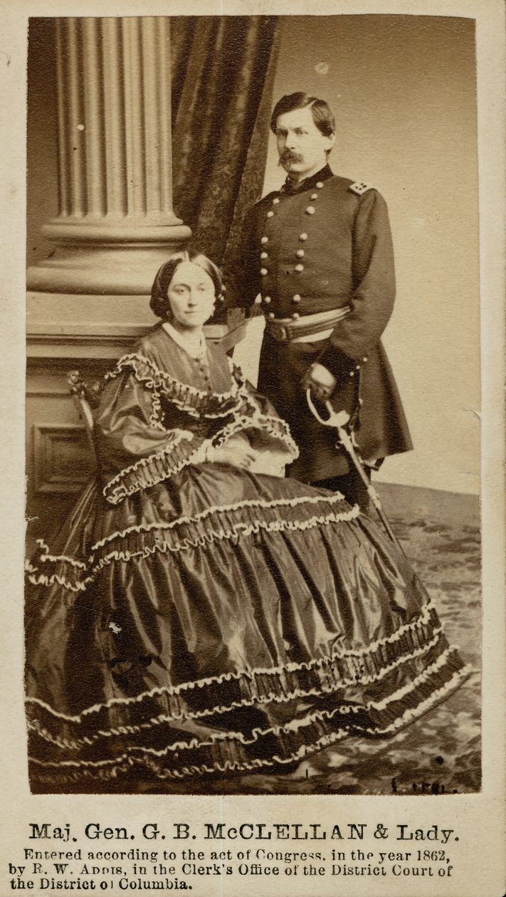 George B. McClellan, Major General (Union), and Ellen Mary Marcy av R.W. Addis