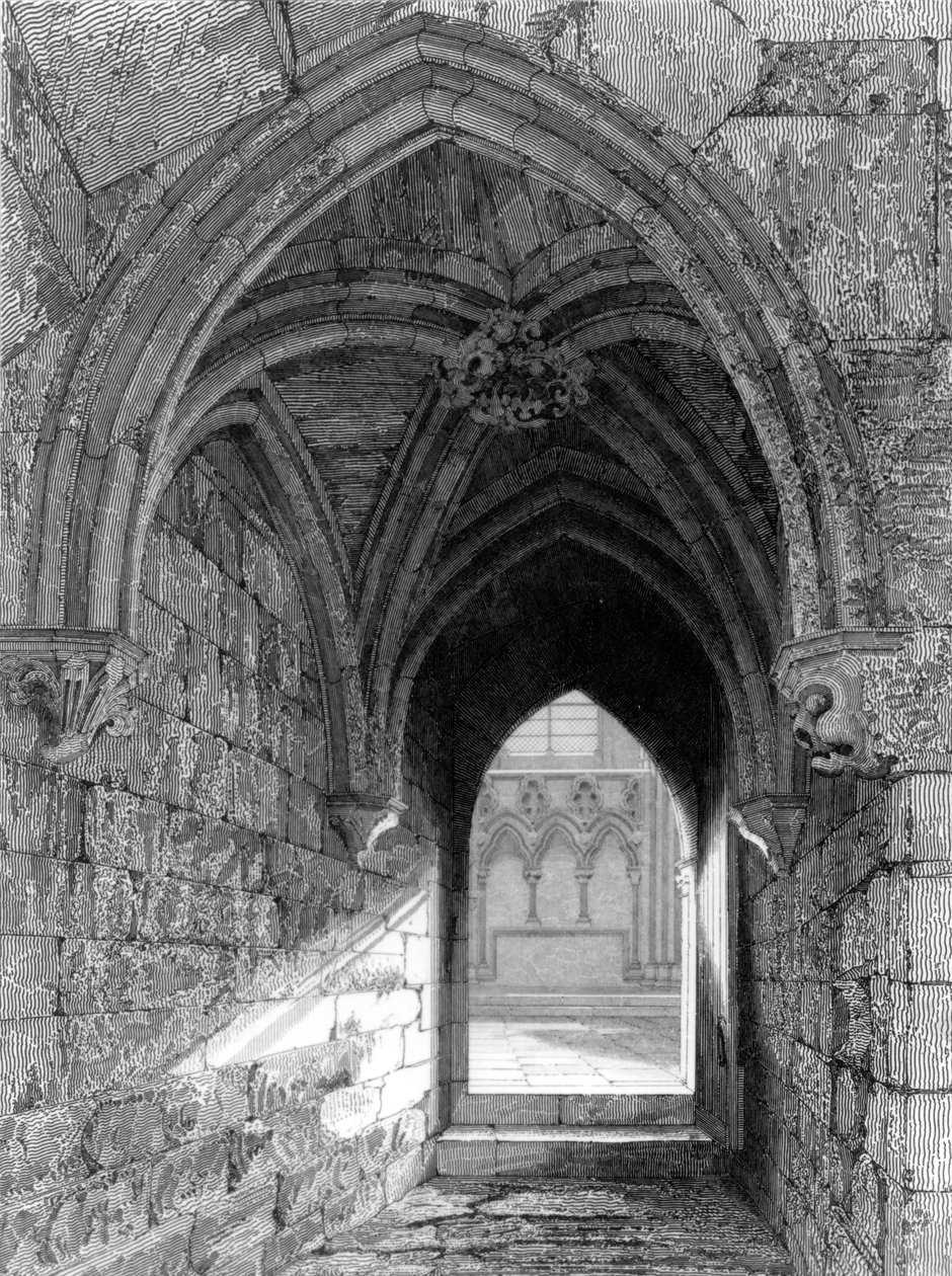 Durham Cathedral North End, 1843 av R.W. Billings