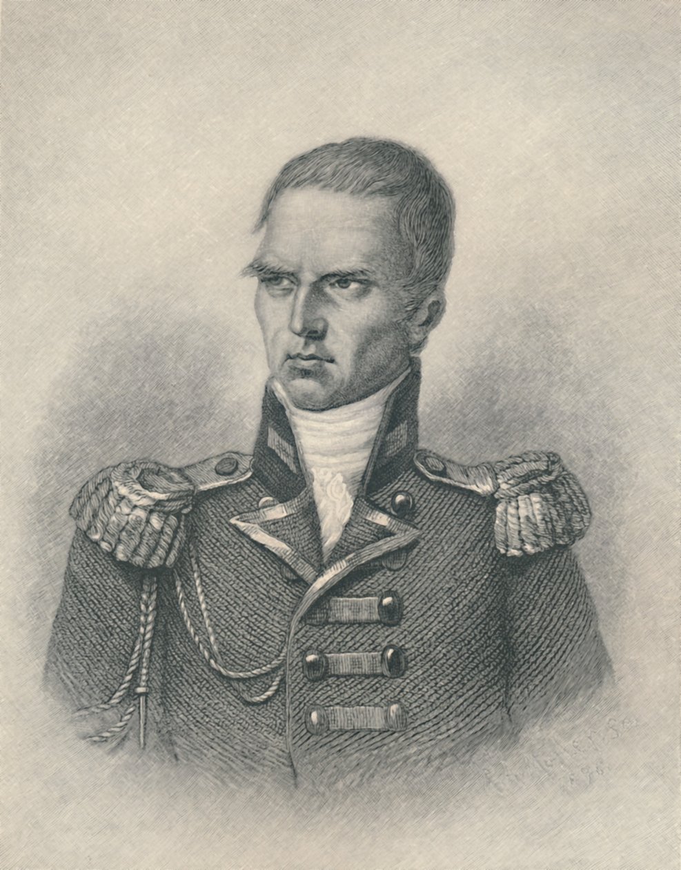 Sir Hudson Lowe, c1815, 1896 av R. A. Muller
