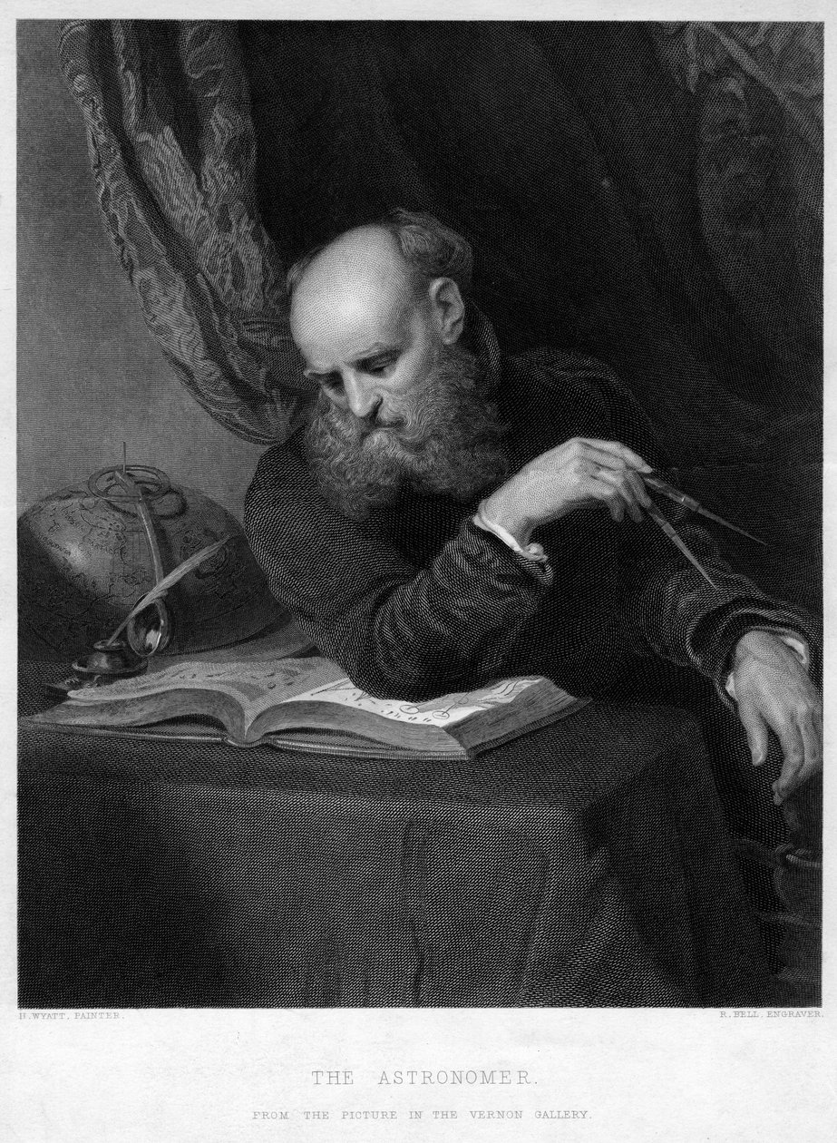 Astronomen, 1800-talet. av R. Bell