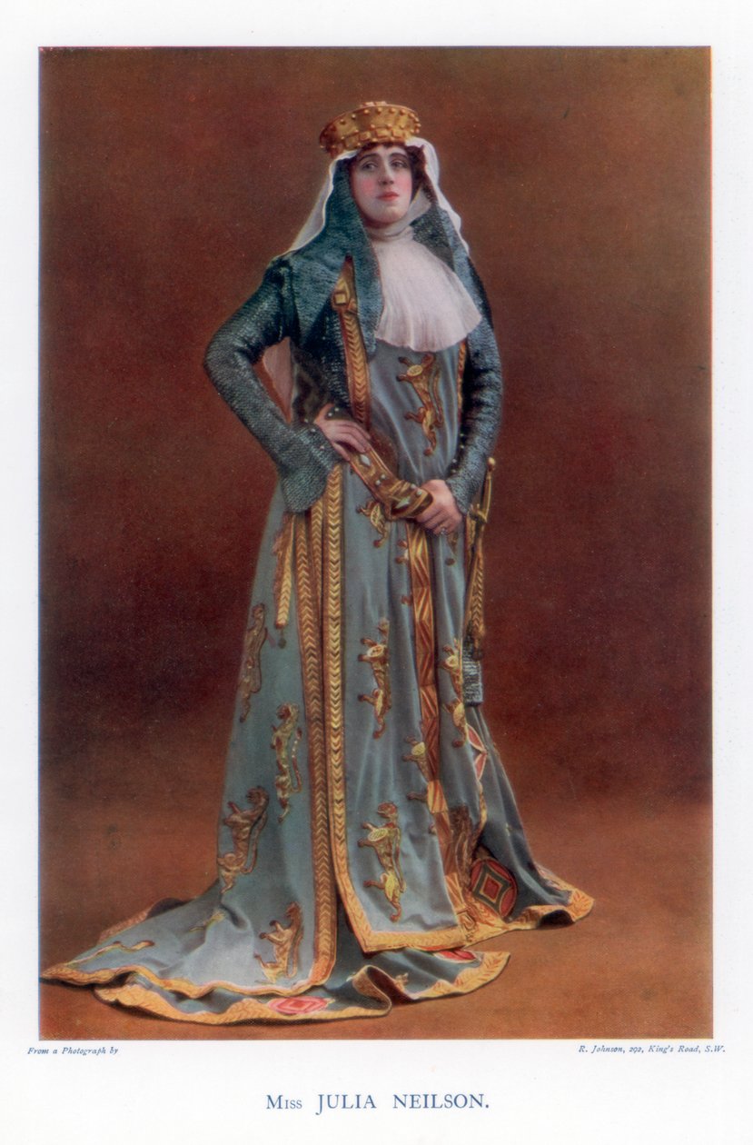 Julia Neilson, engelsk skådespelerska, 1901. av R Johnson