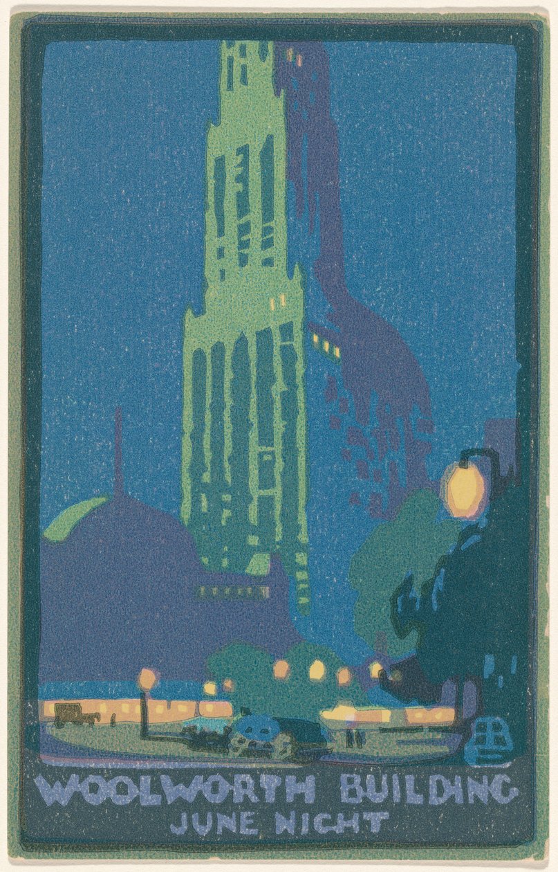 Woolworth Building June Night av Rachael Robinson Elmer
