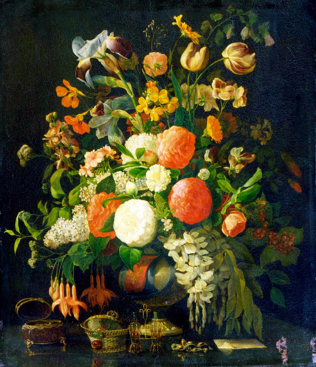 Blommor, 1700-tal av Rachel Ruysch