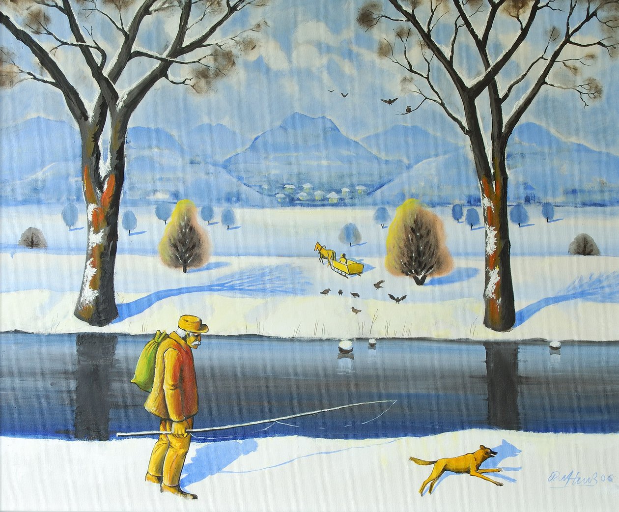 Winters Walk, 2005 av Radi Nedelchev