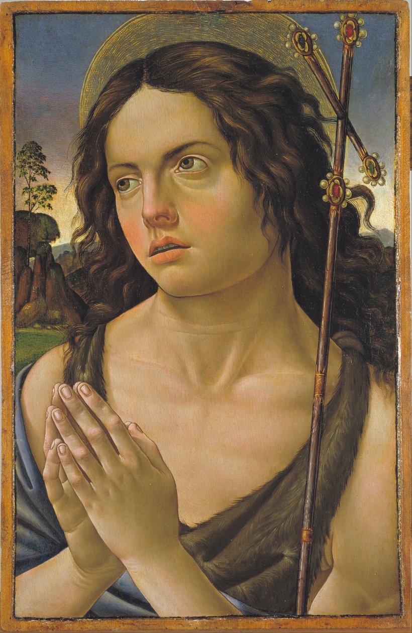 Sankt Johannes Döparen av Raffaellino del Garbo