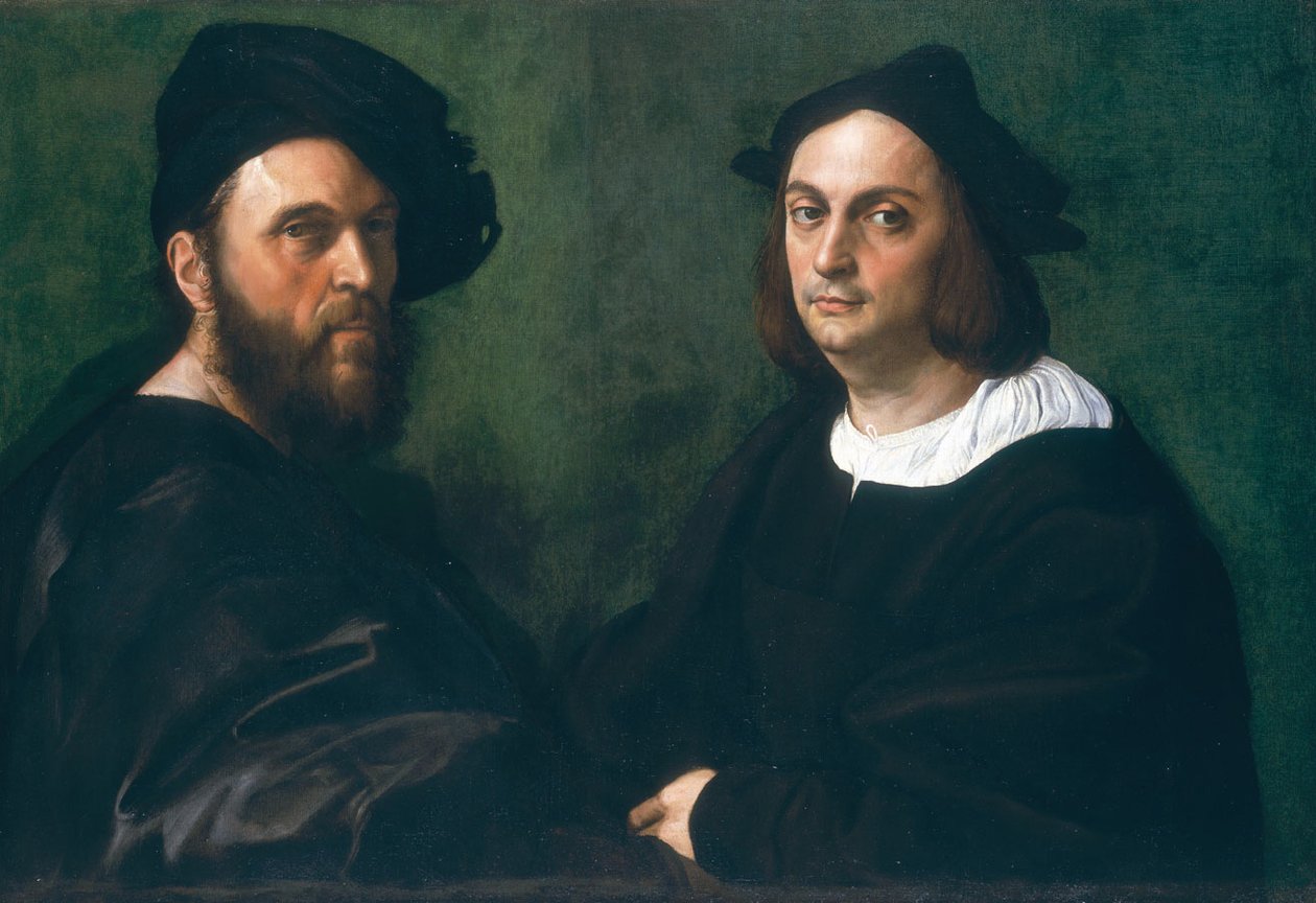 Double Portrait av Raffaello Sanzio Raphael
