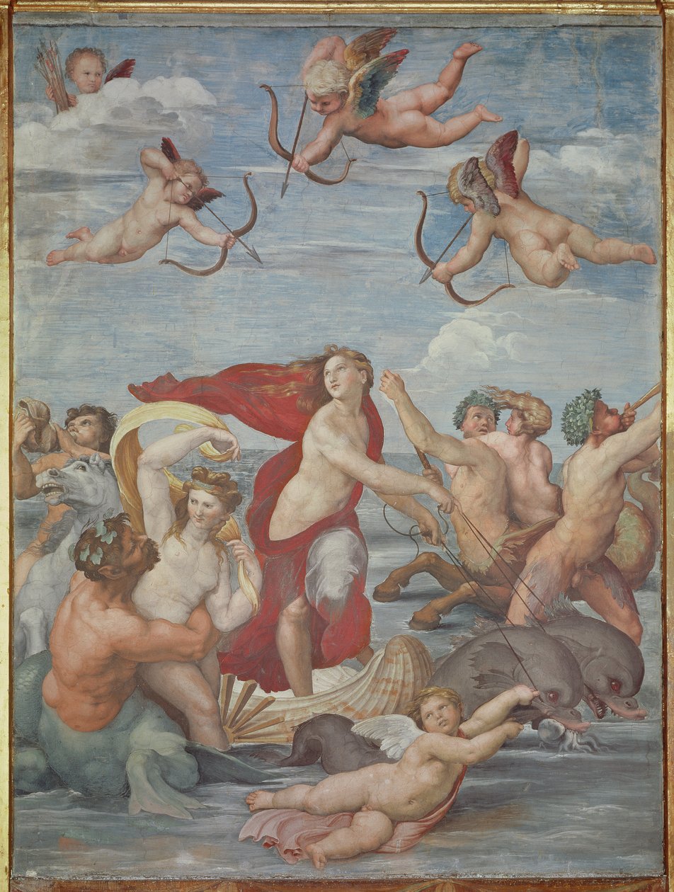 Galateas triumf, 1512-14 av Raffaello Sanzio Raphael