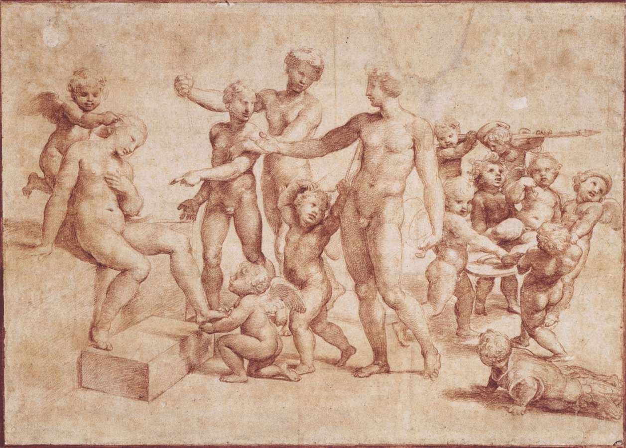 Wedding of Alexander and Roxane av Raffaello Sanzio Raphael