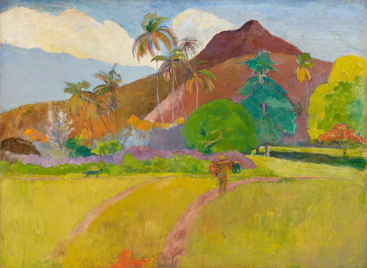 Tahitian Landscape av Paul Gauguin