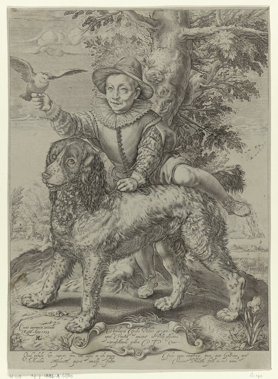 Porträtt av Frederik de Vries av Raffaello Guidi