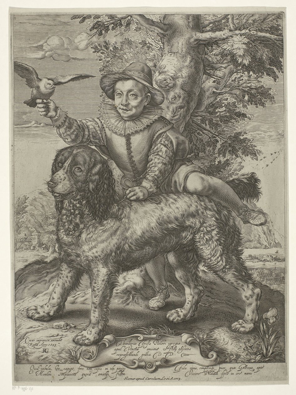 Porträtt av Frederik de Vries av Raffaello Guidi