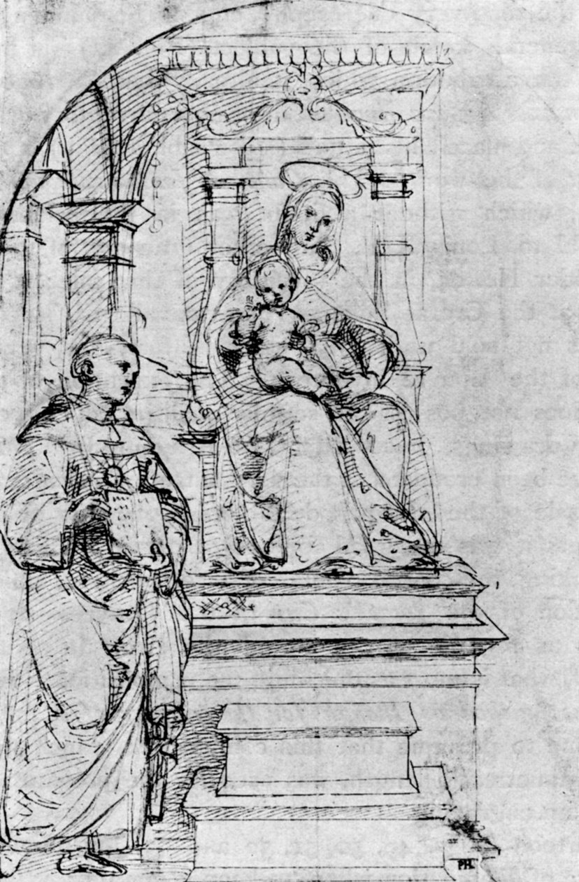 Nicholas av Tolentino, 1913. av Raffaello Sanzio Raphael