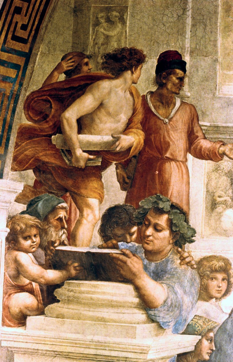 Atens skola, 1509 av Raffaello Sanzio Raphael