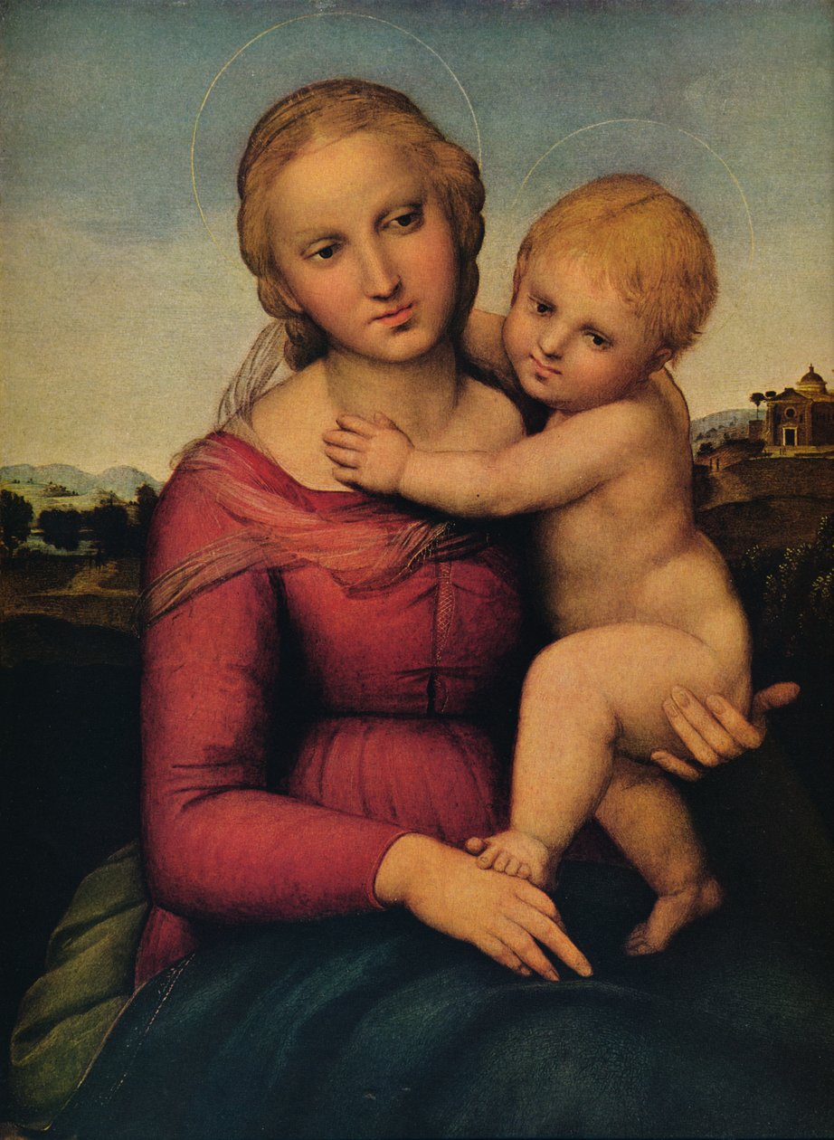 The Small Cowper Madonna, 1505 av Raffaello Sanzio Raphael